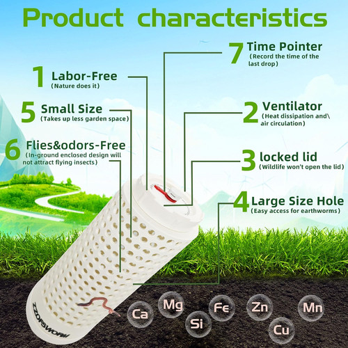 Ground worm compost bin - in-ground,