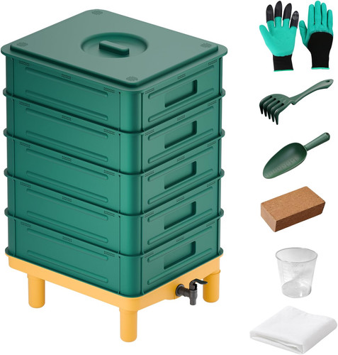 85l worm compost bin - 85l, tray